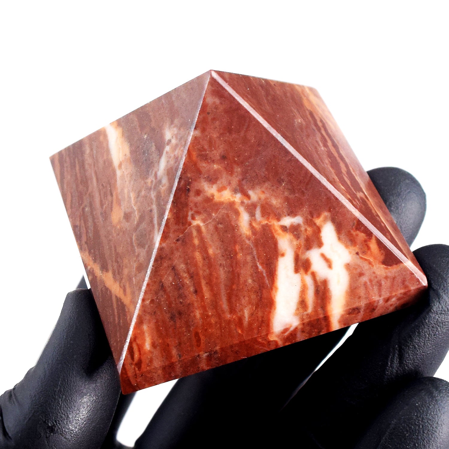 Beautiful 576.00 Cts Genuine Coffee Jasper Crystal Specimen Healing Divine Pyramid