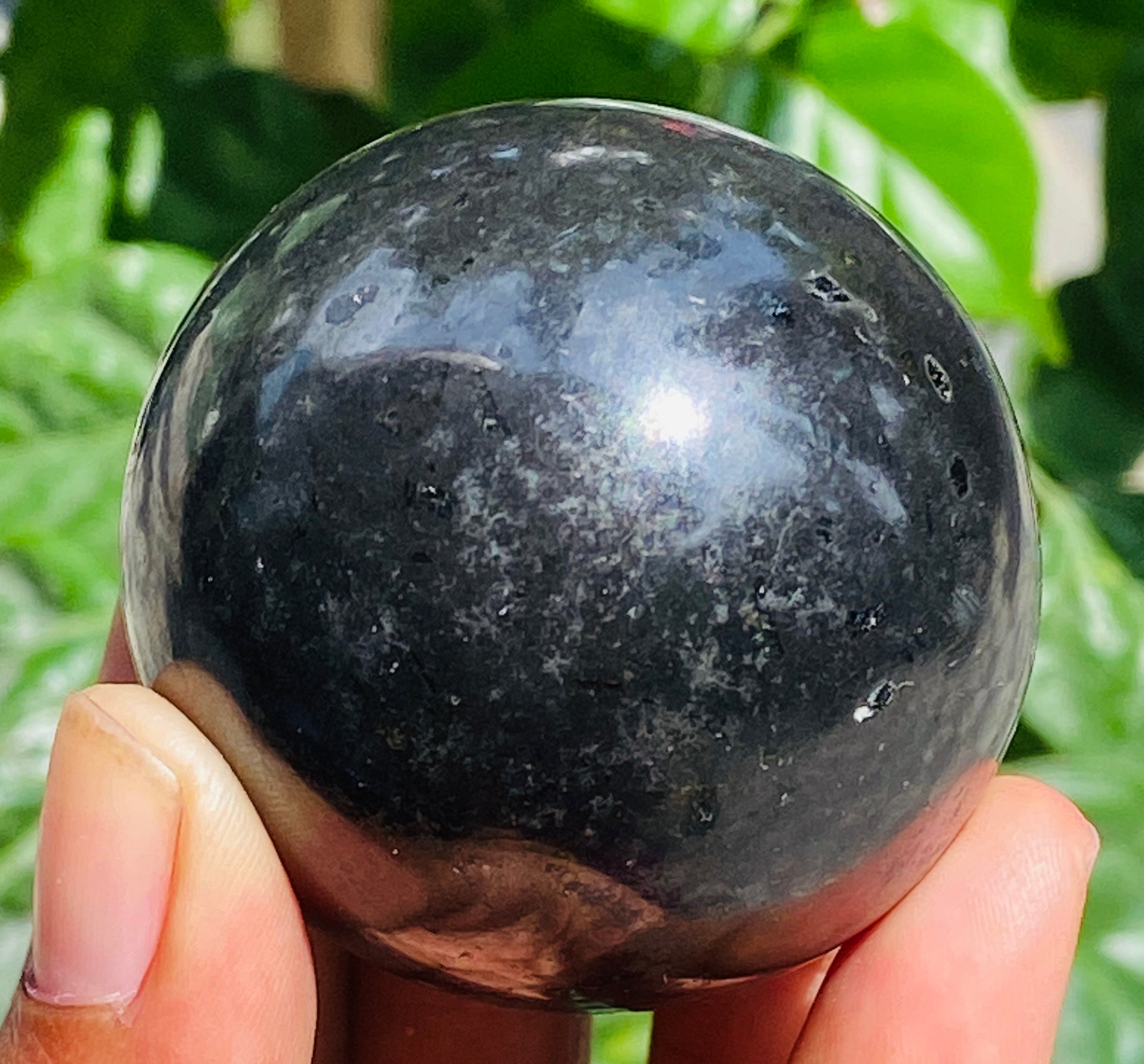 Amazing 661.00 Cts Genuine Black Tourmaline Healing Sphere