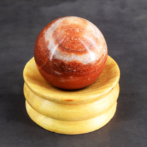 Exclusive 512.00 Cts  Genuine  Red  Jasper Hand  Carved  Crystal  Healing  Gemstone Sphere