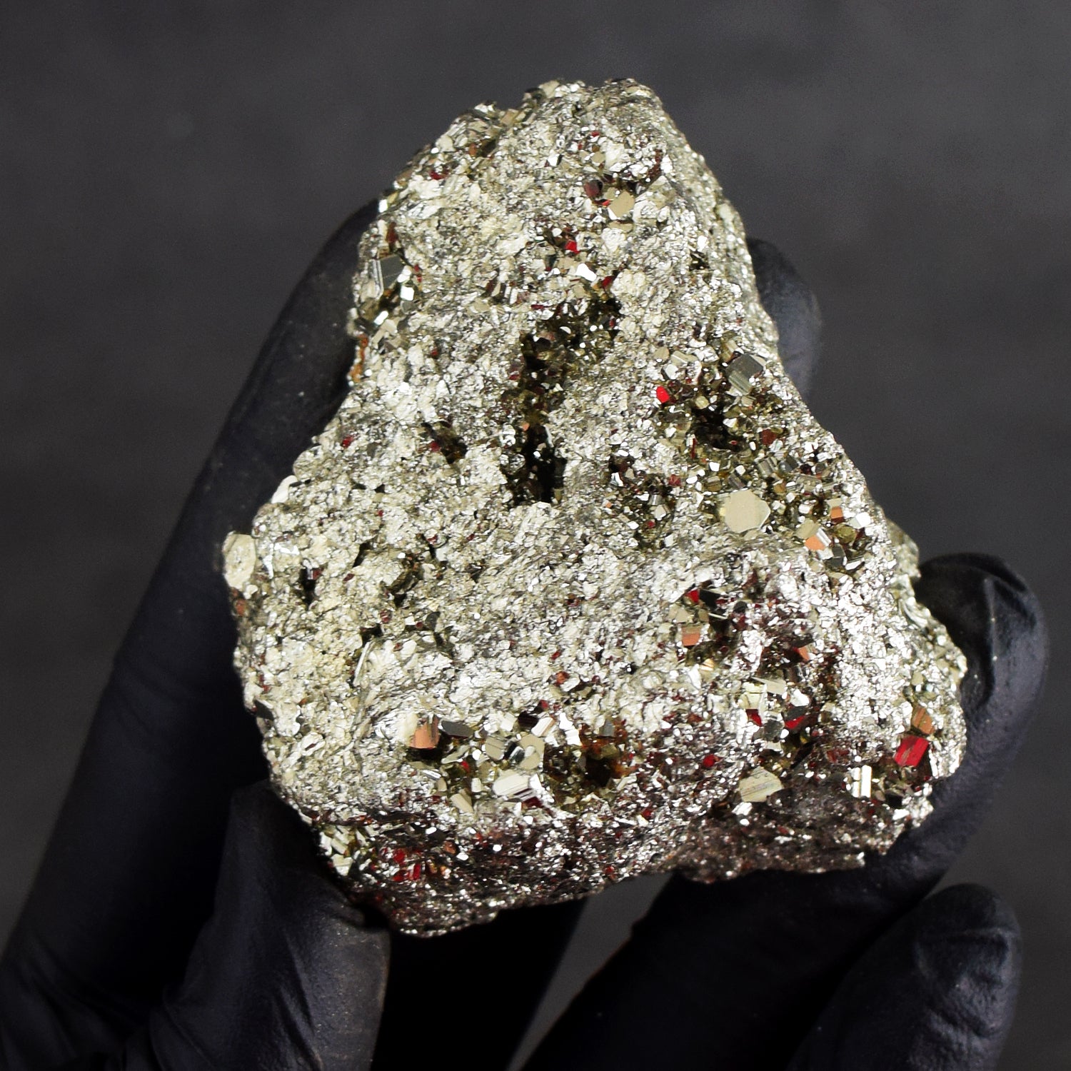 Precious 1009.00 Cts Genuine Peru Pyrite Crystal Specimen Healing Cluster Gemstone