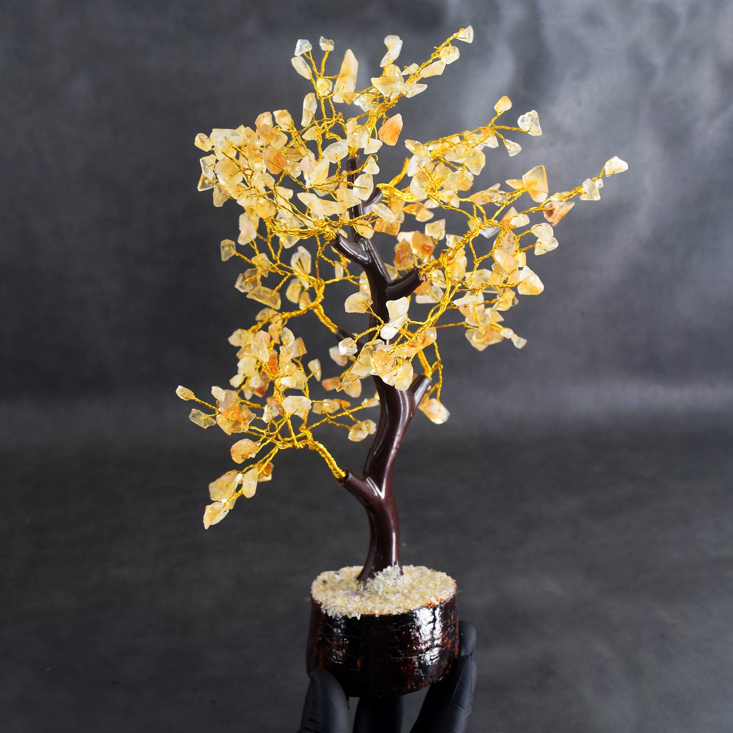 Fabulous 9 Inches 1100.00 Cts Genuine Citrine Crystal Gemstone Tree