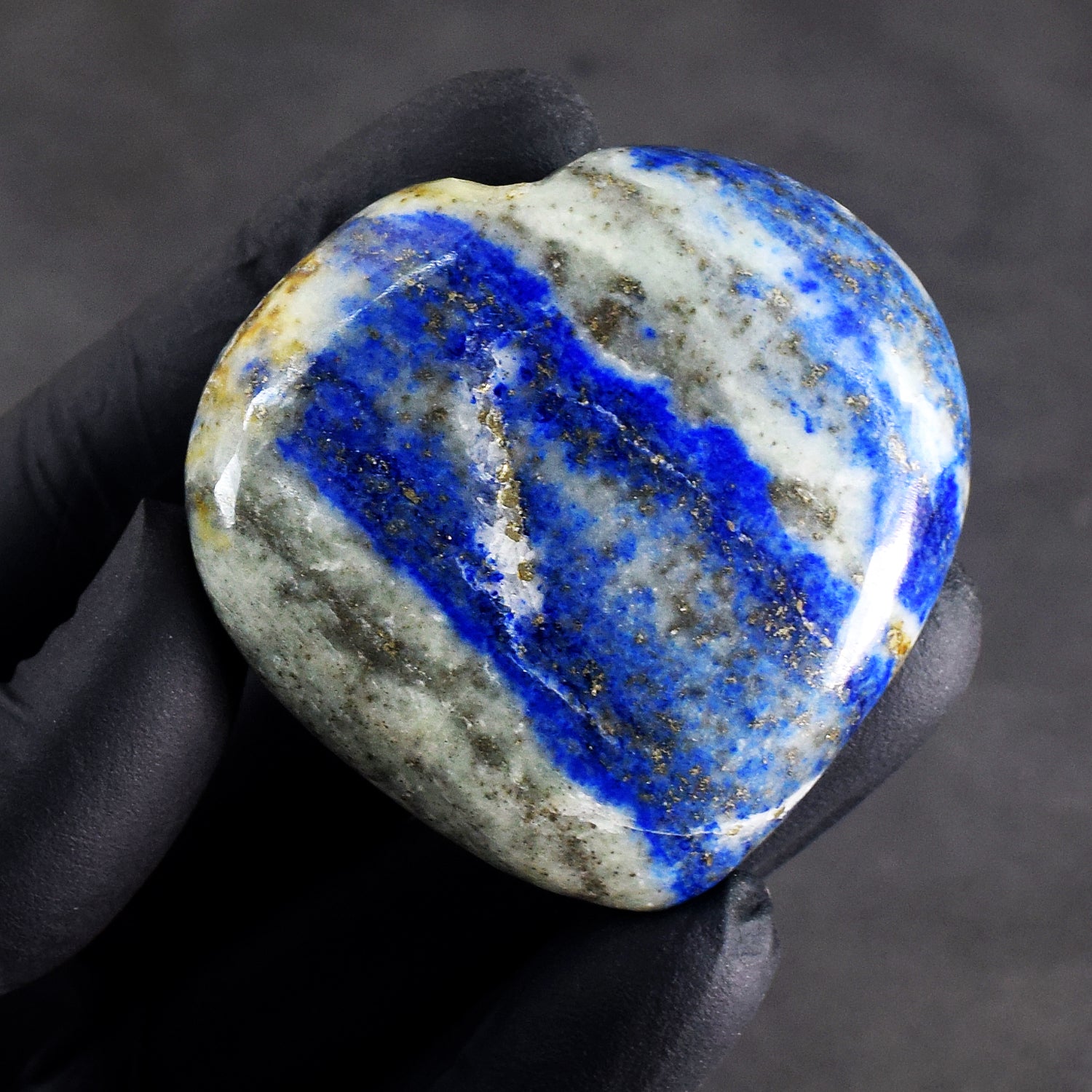 Dazzling 398.00 Cts Genuine Lapis Lazuli Crystal Specimen Gemstone Healing Big Heart