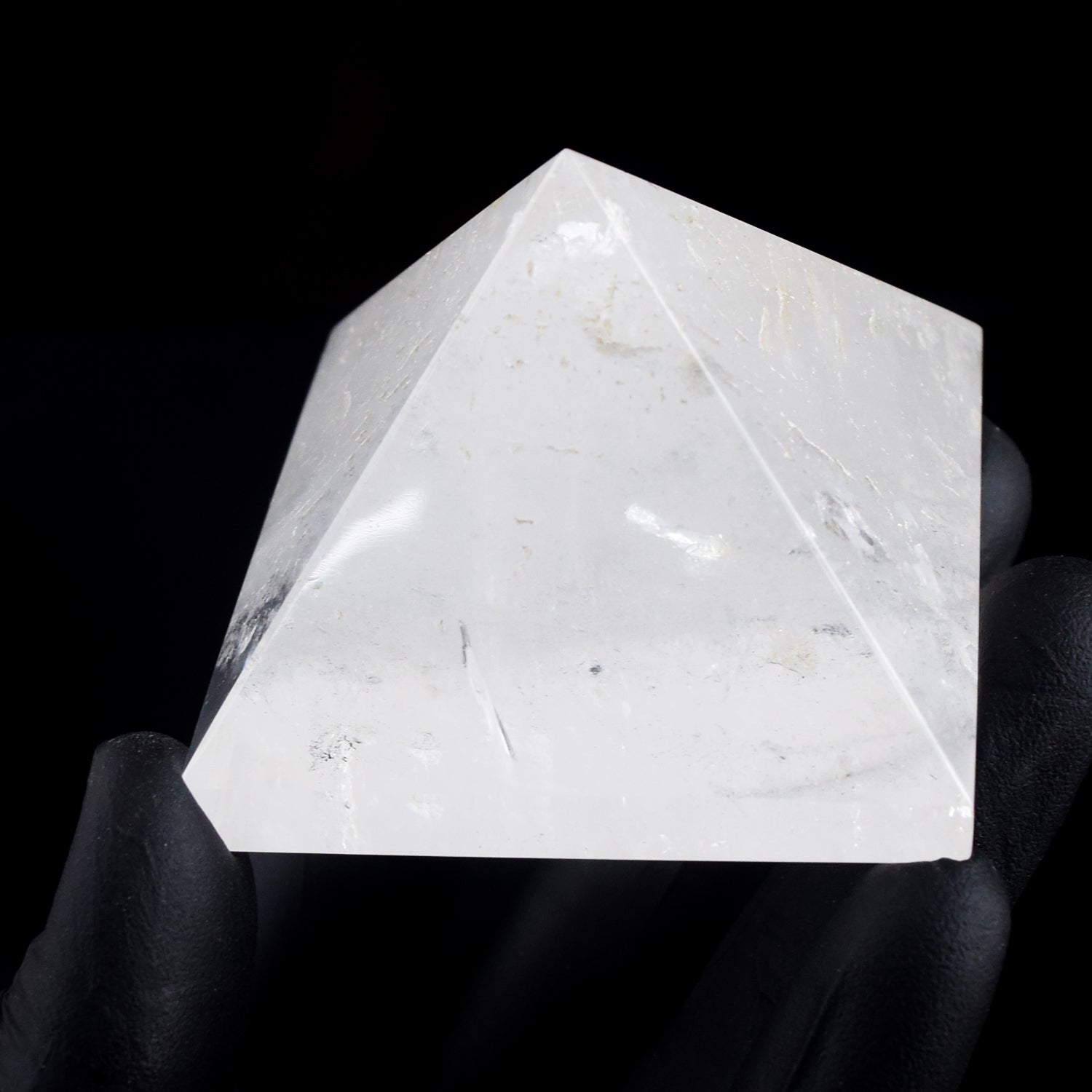 Gracious 697.00 Cts Genuine White Quartz Crystal Specimen Divine Pyramid