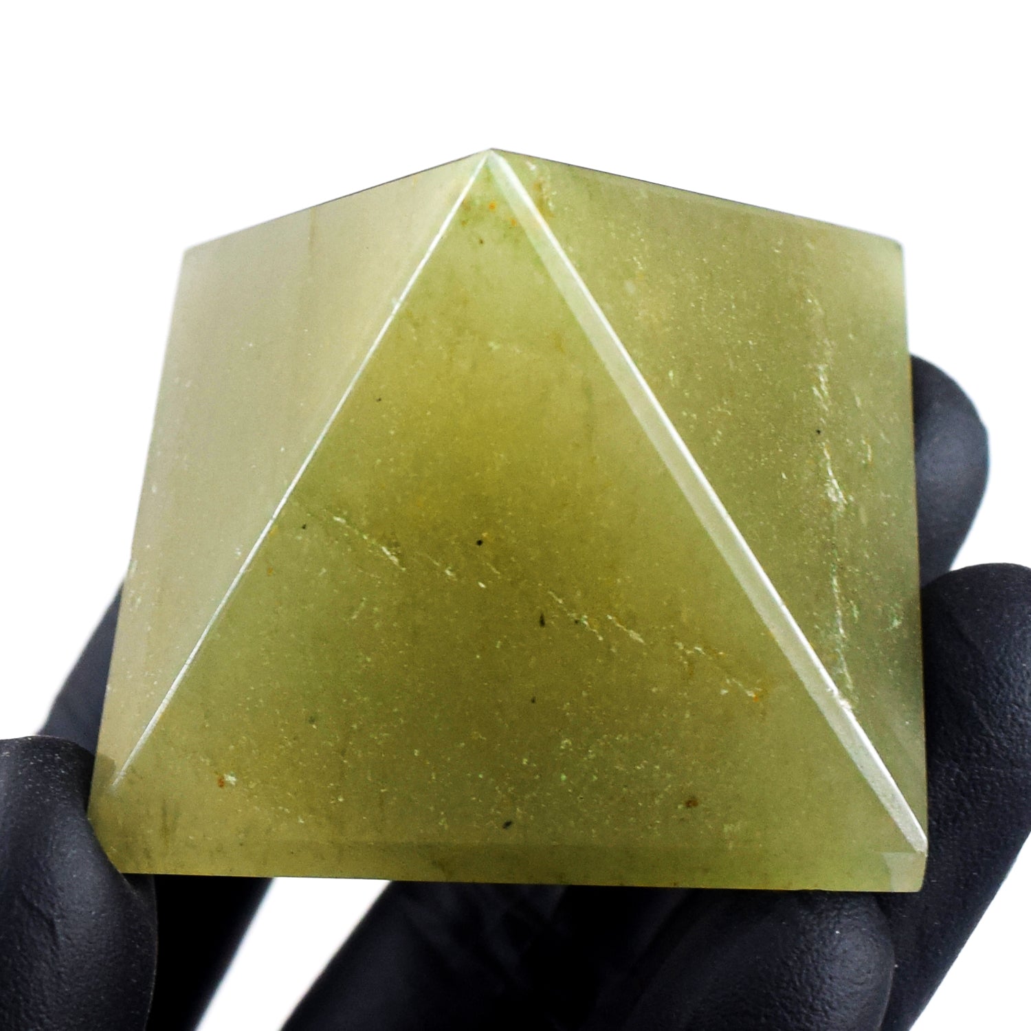 Beautiful 431.00 Cts Genuine Aventurine Crystal Specimen Healing Divine Pyramid