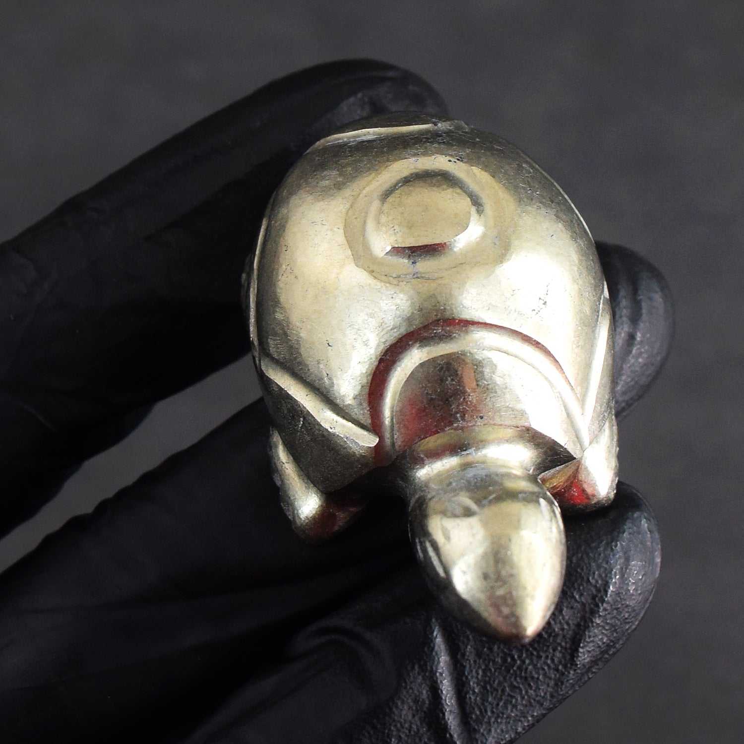 Exclusive 285.00 Cts Genuine Golden Pyrite Hand Carved Premium gemstone Turtle Crystal