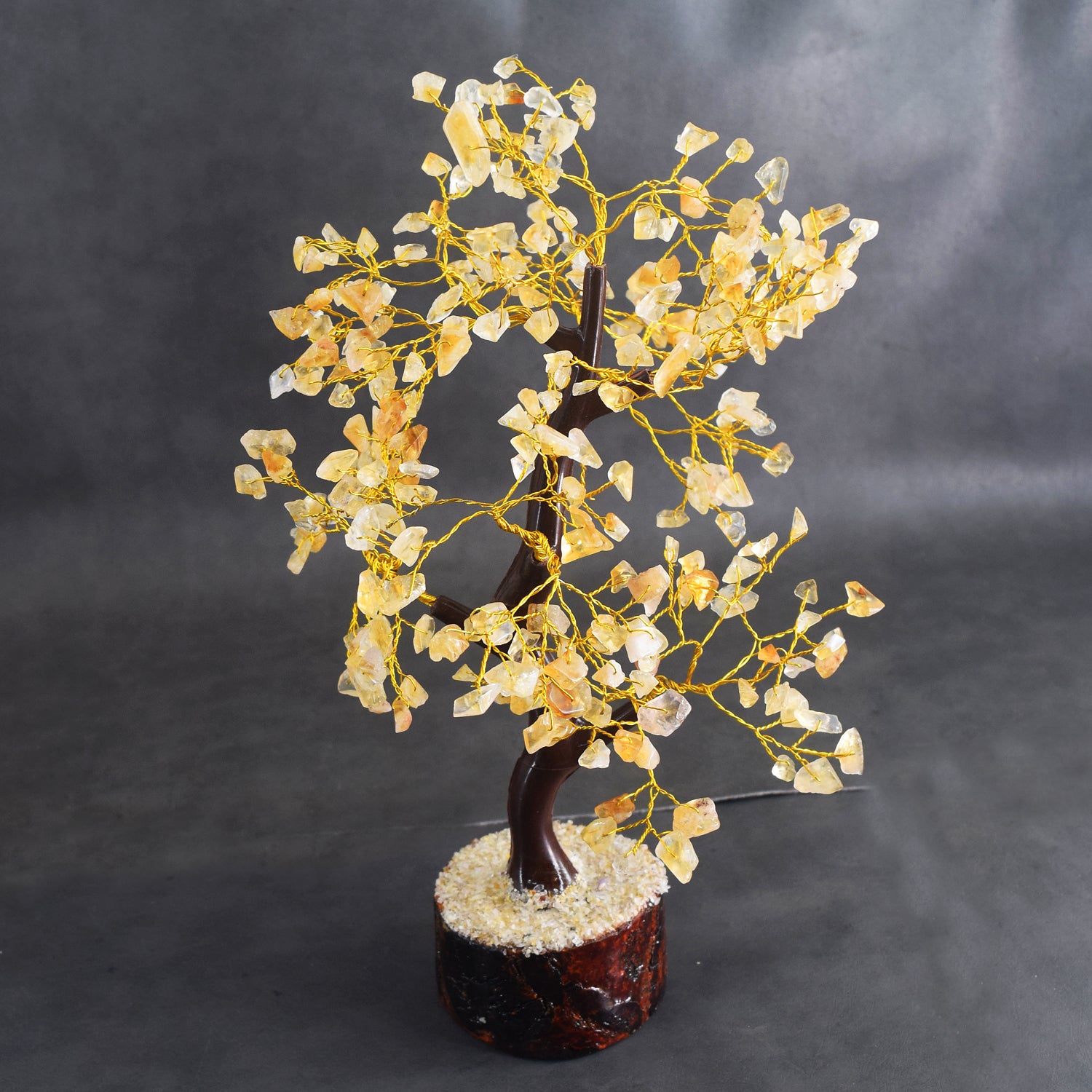 Fabulous 9 Inches 1100.00 Cts Genuine Citrine Crystal Gemstone Tree