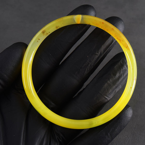 Gracious 72.00 Cts Genuine Onyx Gemstone Crystal Specimen Premium Fancy Bangle
