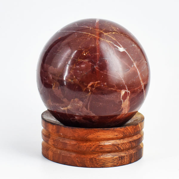Natural 1628.00 Cts Genuine Red Jasper Hand Carved  Crystal  Healing Gemstone Sphere