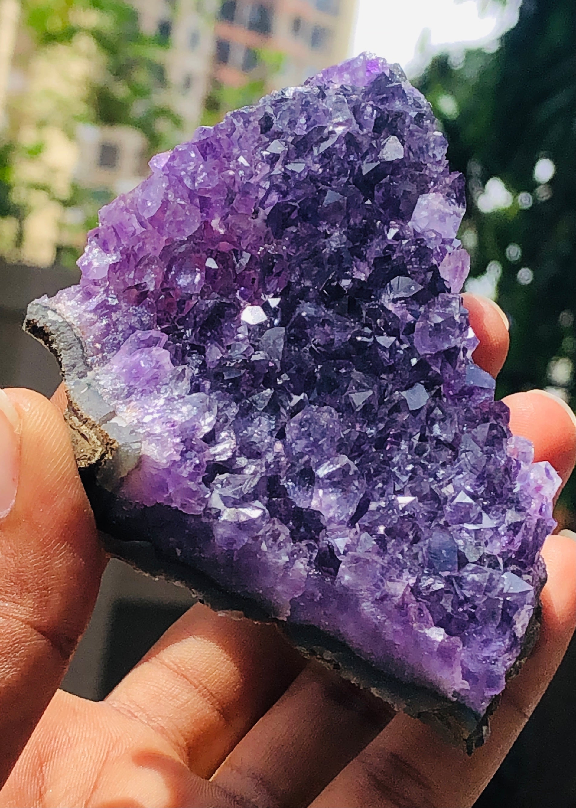 Amazing 636.00 Cts Genuine Amethyst Crystal Specimen Healing Cluster Gemstone