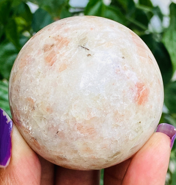 Artisian 629.00 Carats Genuine Sunstone Hand Carved Crystal Healing Gemstone Sphere