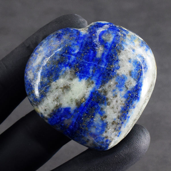 Dazzling 398.00 Cts Genuine Lapis Lazuli Crystal Specimen Gemstone Healing Big Heart