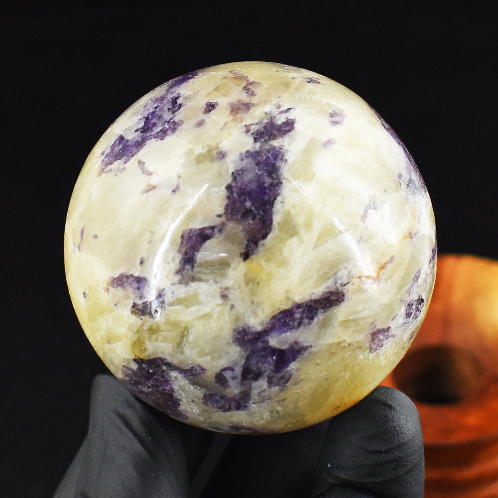 Beautiful 1113.00 Cts Genuine Fluorite Quartz Crystal Specimen Healing Gemstone Sphere