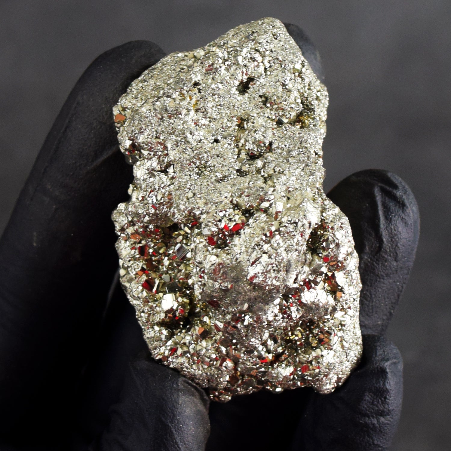 Optimistic 480.00 Cts Genuine Peru Pyrite Crystal Specimen Healing Gemstone Cluster