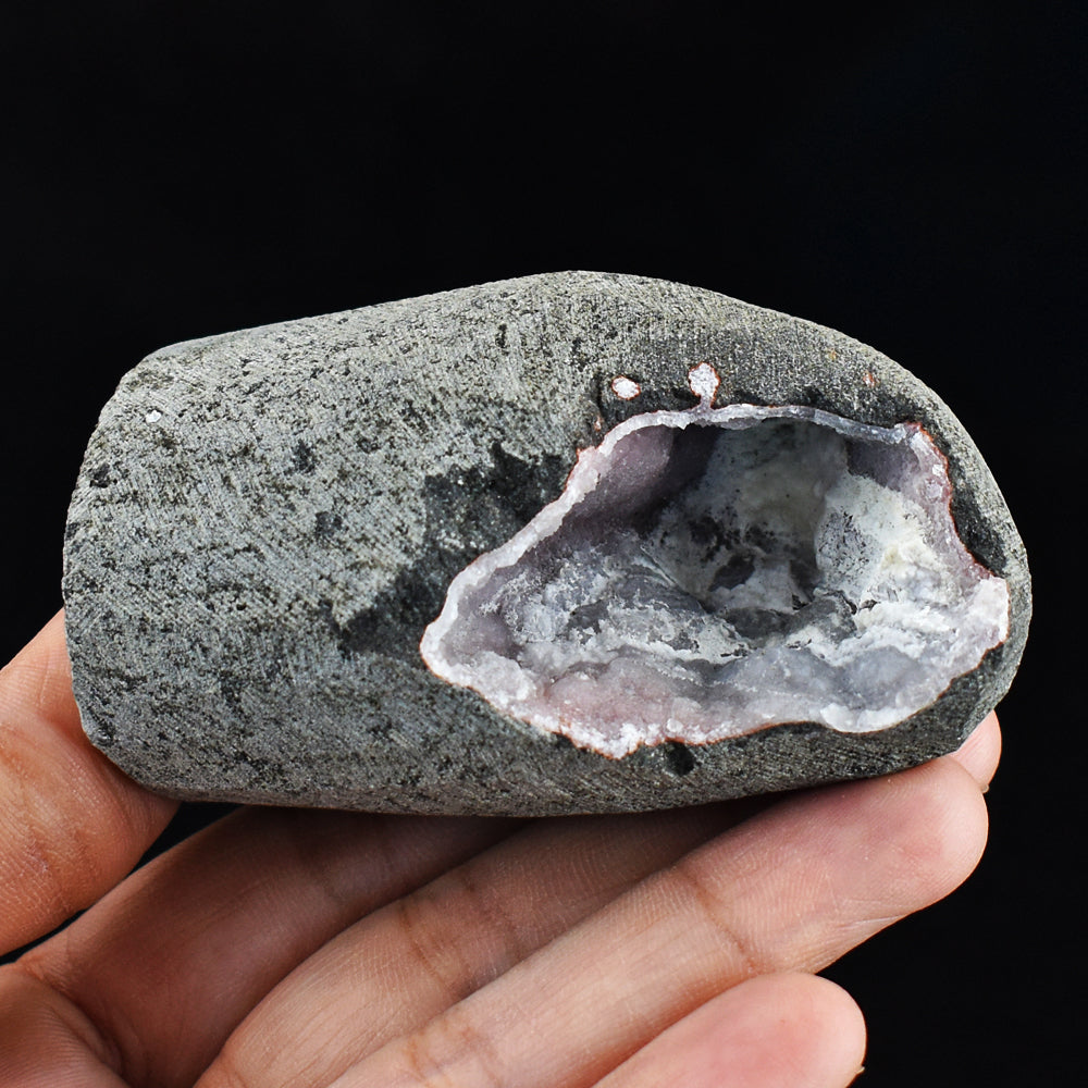 Natural 930.00 Cts Genuine Chalcedony With MM Quartz  Crystal Specimen Gemstone
