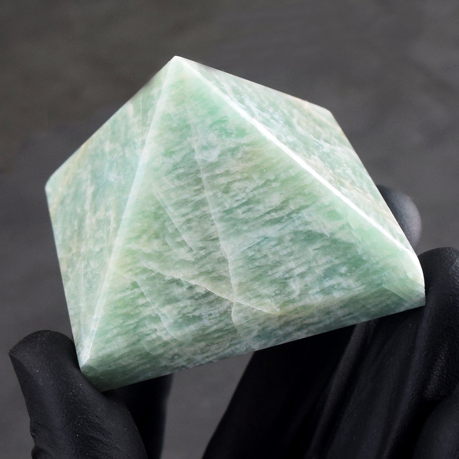 Stunning 537.00 Cts Exclusive Amazonite Healing Crystal Specimen Divine Premium Pyramid