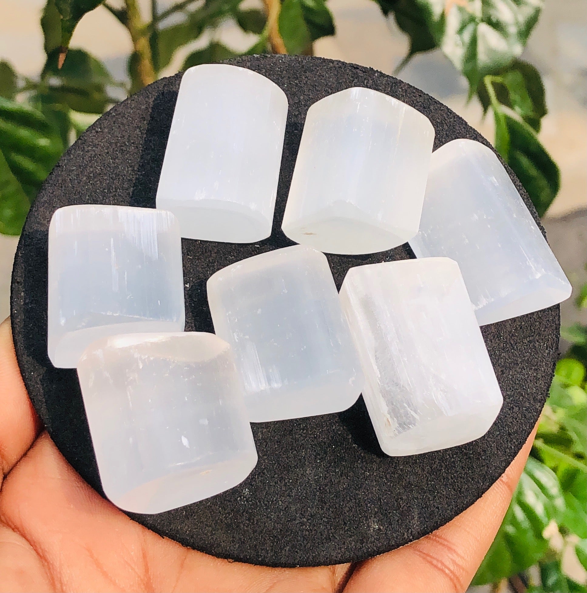 Charming 539.00 Cts Genuine Selenite Healing Crystal Gemstone Tumble Lot