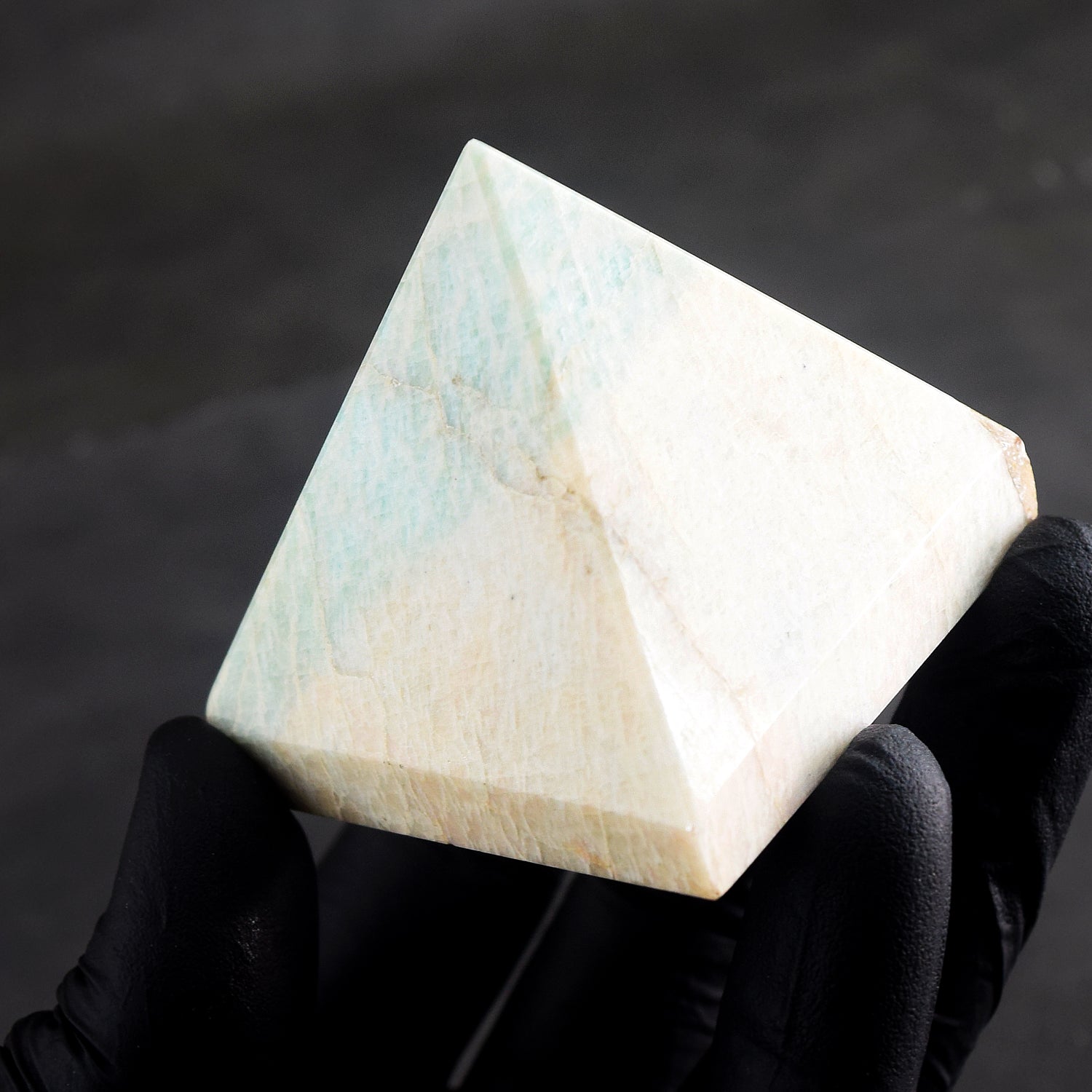 Genuine 541.00 Cts Exclusive Amazonite Healing Crystal Specimen Divine Premium Pyramid