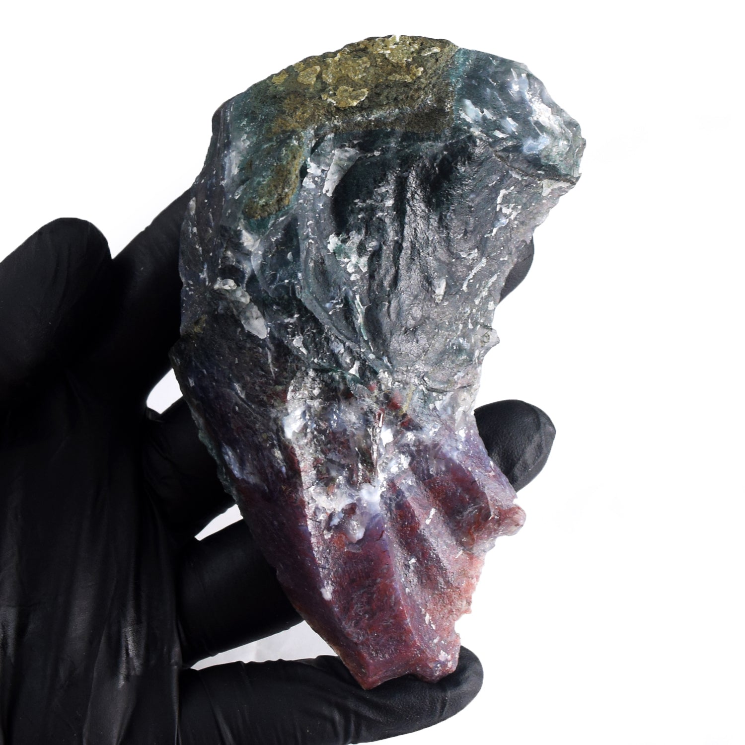 Beautiful 892.00 Cts Genuine Moss Agate Crystal Specimen Gemstone Cluster