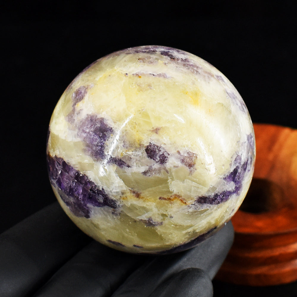 Beautiful 1113.00 Cts Genuine Fluorite Quartz Crystal Specimen Healing Gemstone Sphere