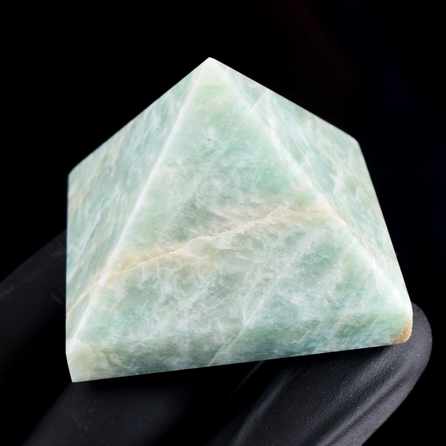 Stunning 537.00 Cts Exclusive Amazonite Healing Crystal Specimen Divine Premium Pyramid