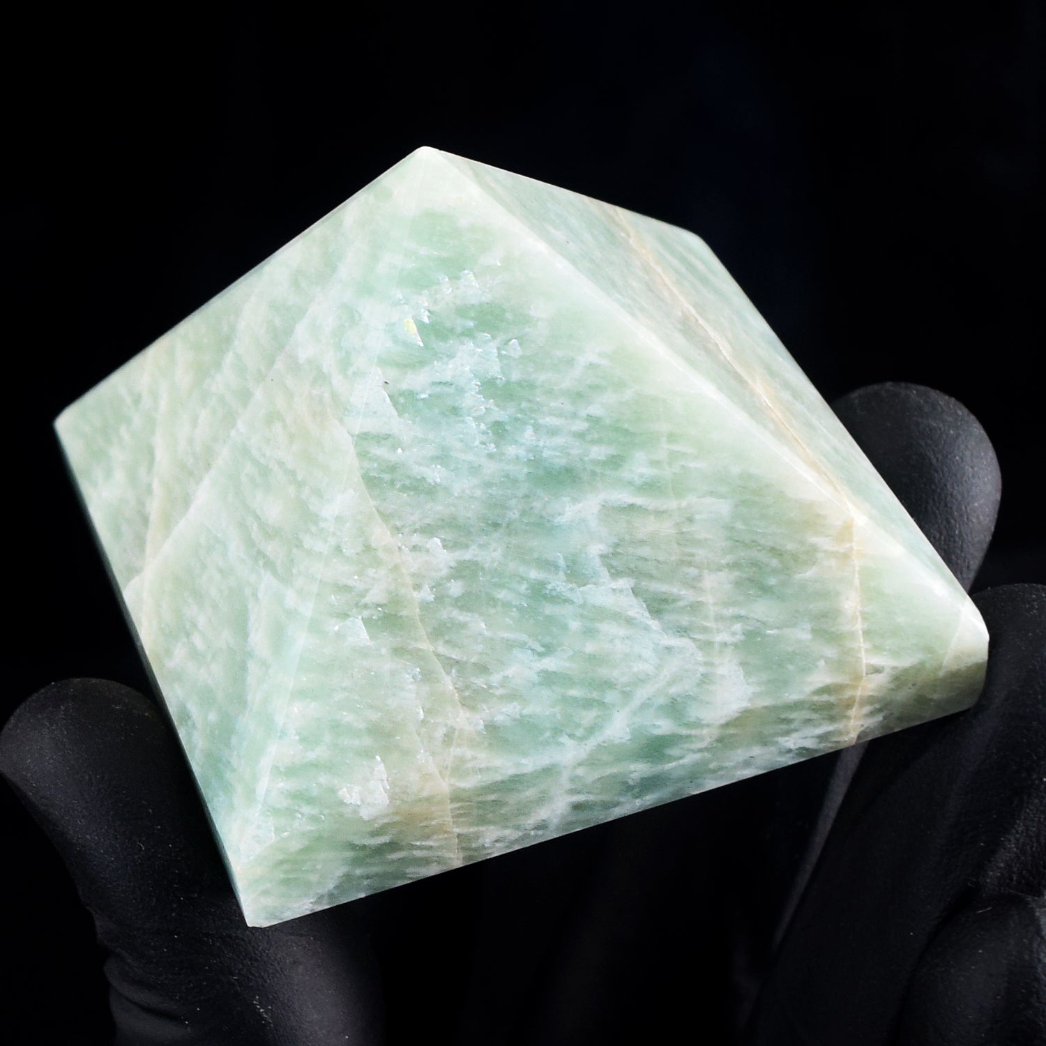 Stunning 537.00 Cts Exclusive Amazonite Healing Crystal Specimen Divine Premium Pyramid