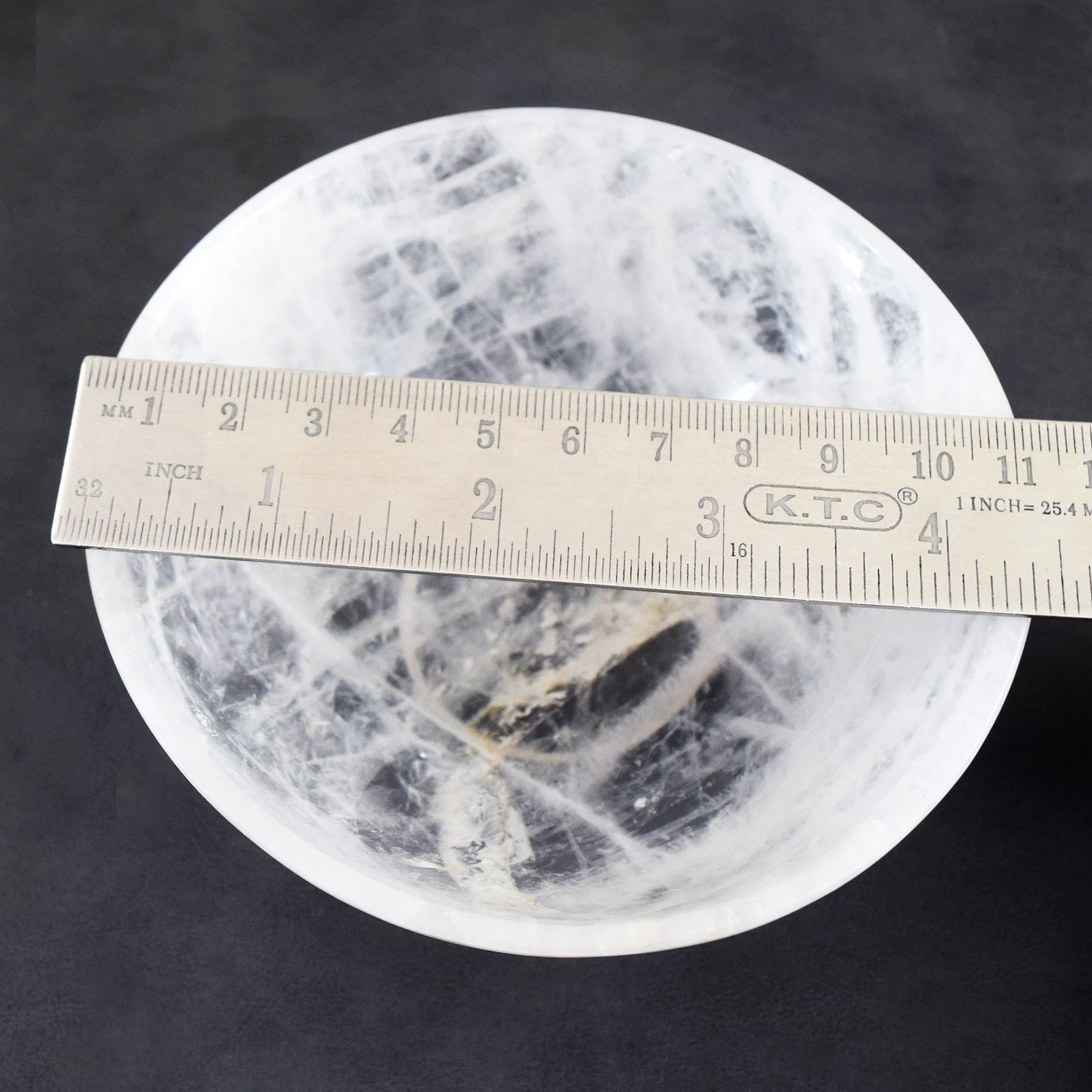 Massive 1060.00 Carats Genuine White Quartz Hand Carved Crystal Gemstone Carving Big Bowl