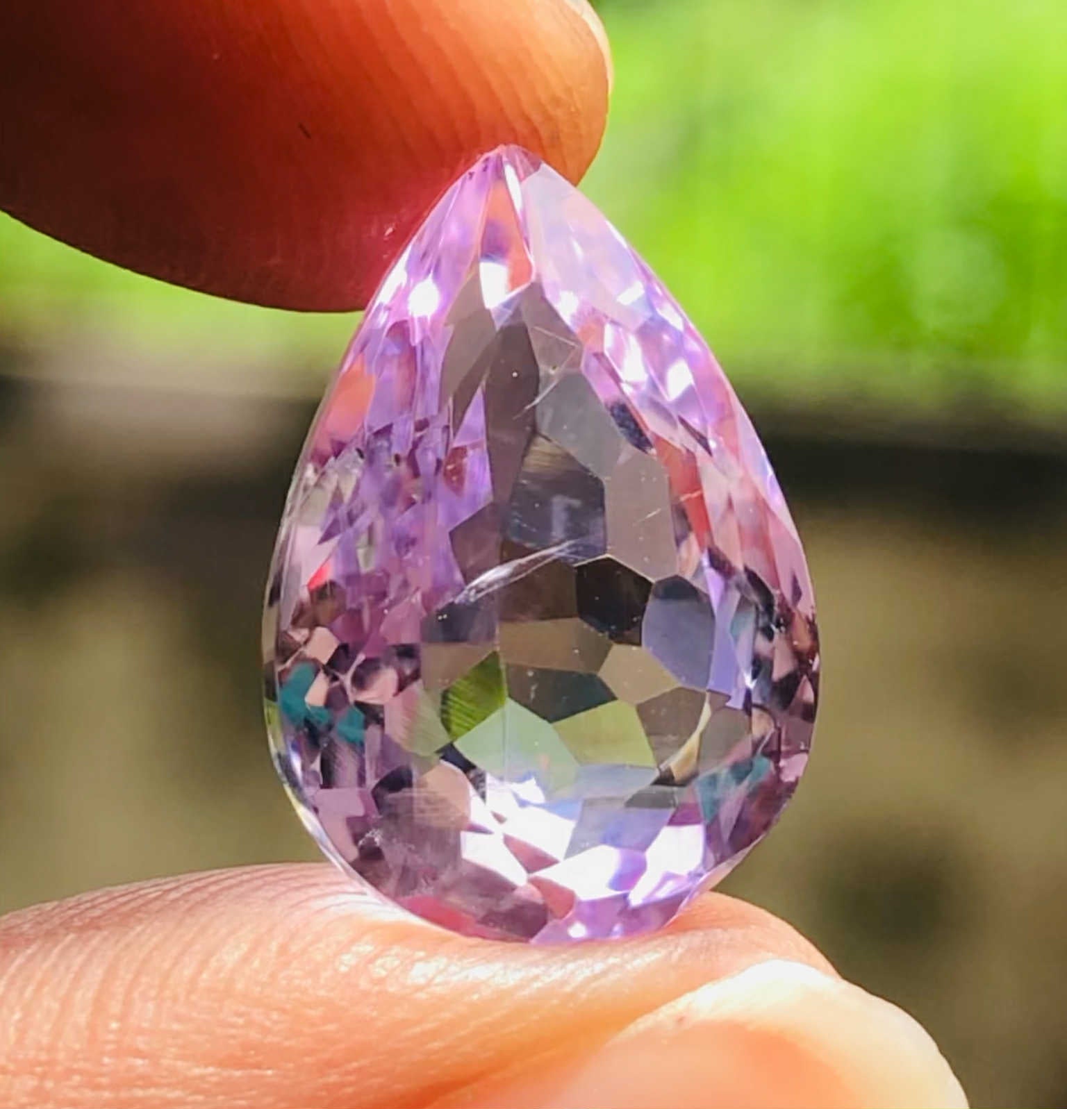 Fabulous 9.00 Cts Genuine Amethyst Faceted Loose Gemstone