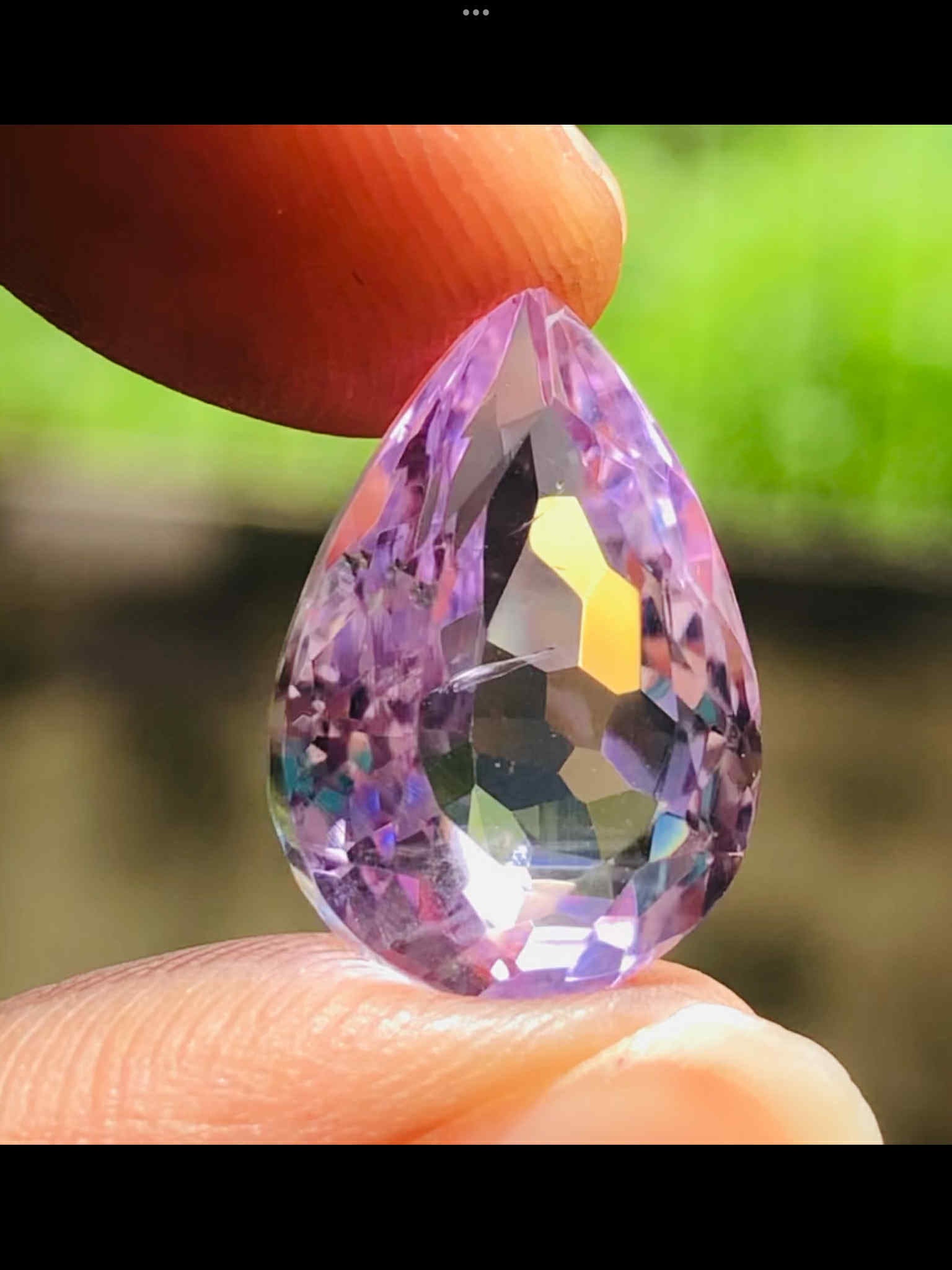 Fabulous 9.00 Cts Genuine Amethyst Faceted Loose Gemstone