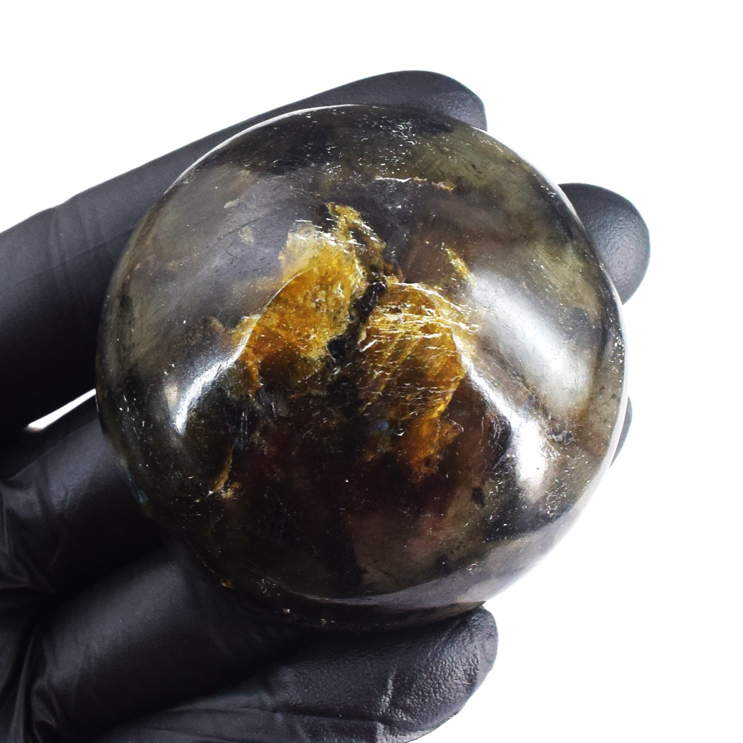 Artisian 174.00 Carats Genuine  Labradorite Hand Carved Crystal Gemstone  Carving Bowl