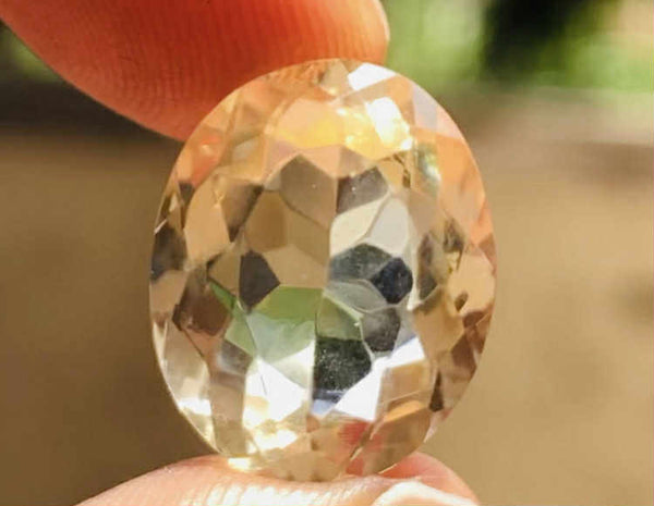Amazing 8.00 Cts Genuine Citrine Faceted Loose Gemstone