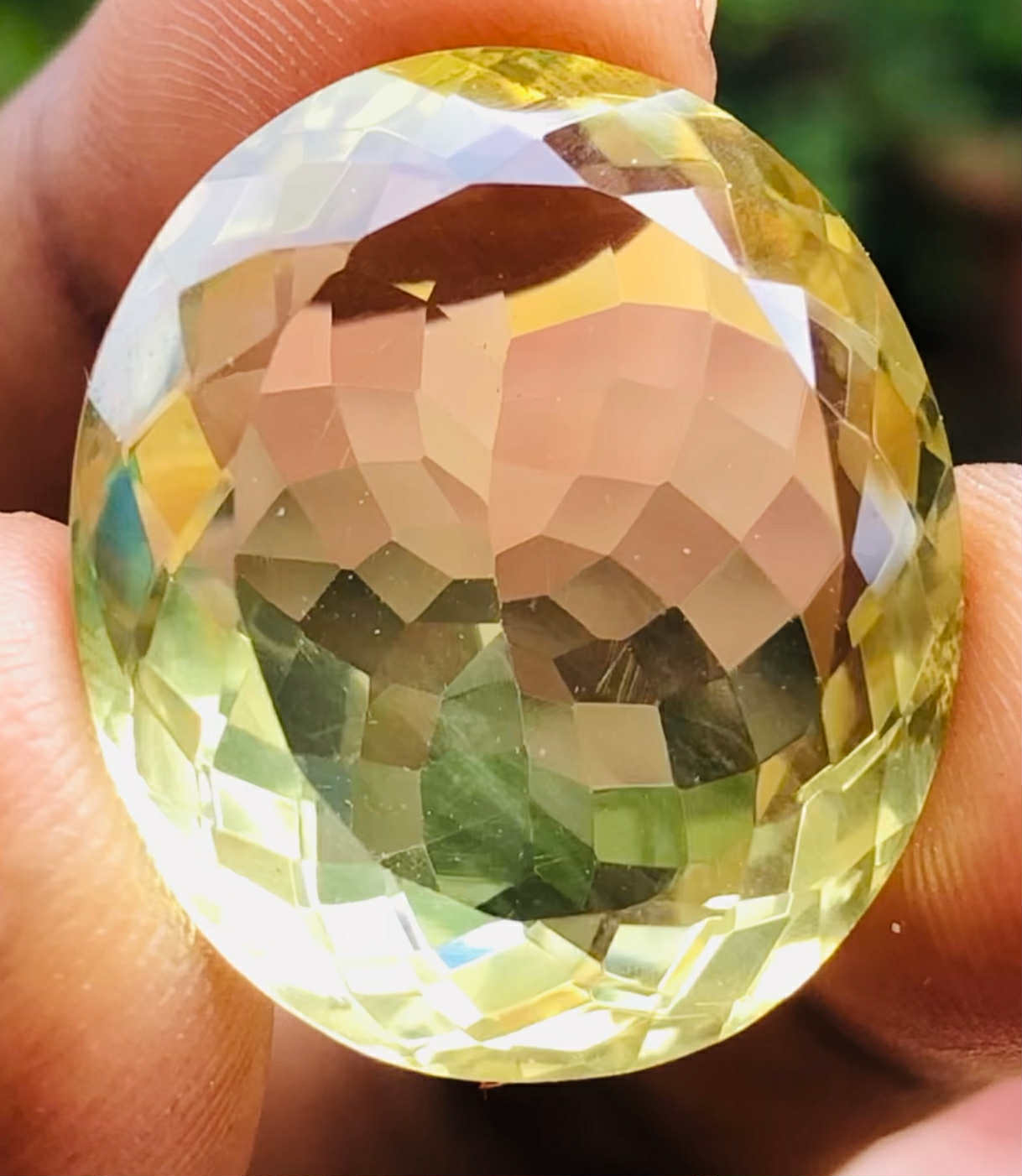 Fabulous 26.00 Cts Genuine Citrine Faceted Loose Gemstone