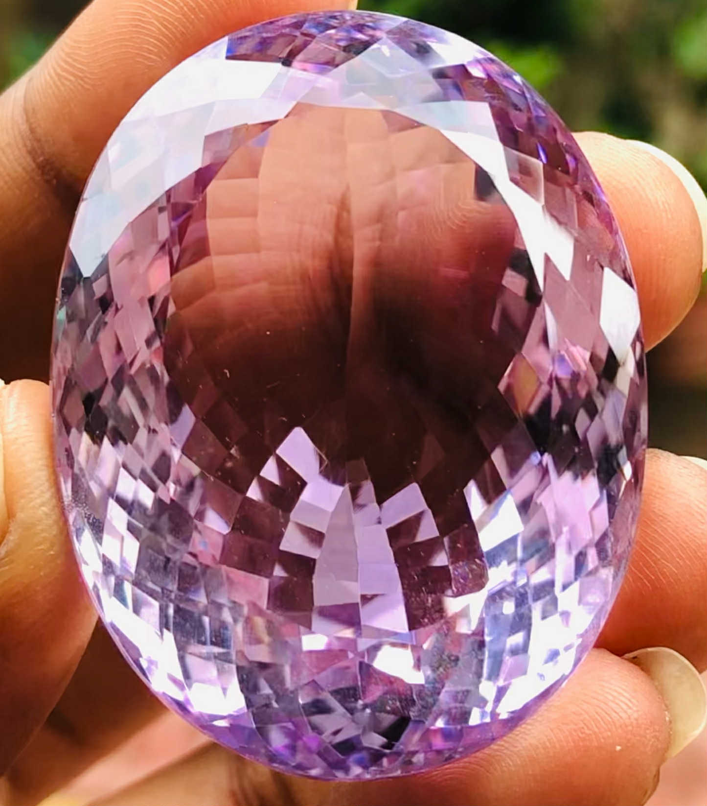 Artisian 190.00 Cts Genuine Amethyst Faceted Loose Gemstone