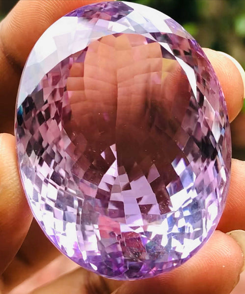 Artisian 190.00 Cts Genuine Amethyst Faceted Loose Gemstone
