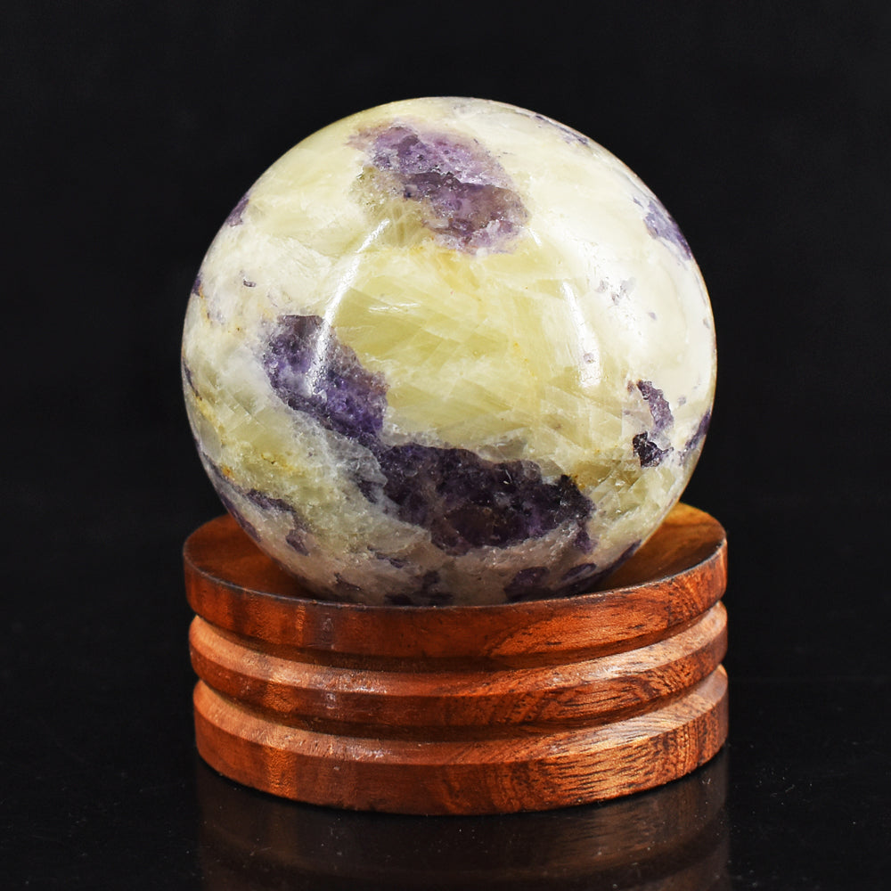 Beautiful 1113.00 Cts Genuine Fluorite Quartz Crystal Specimen Healing Gemstone Sphere