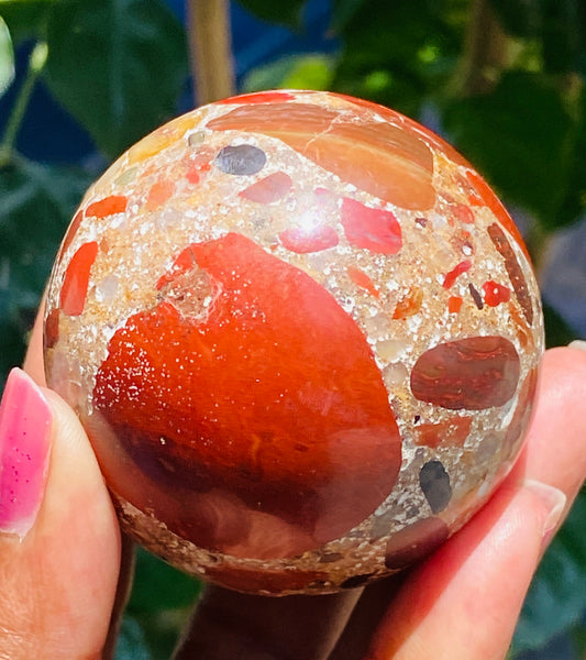 Natural 859.00 Cts Genuine Mookaite Hand Carved Crystal Healing Gemstone Sphere