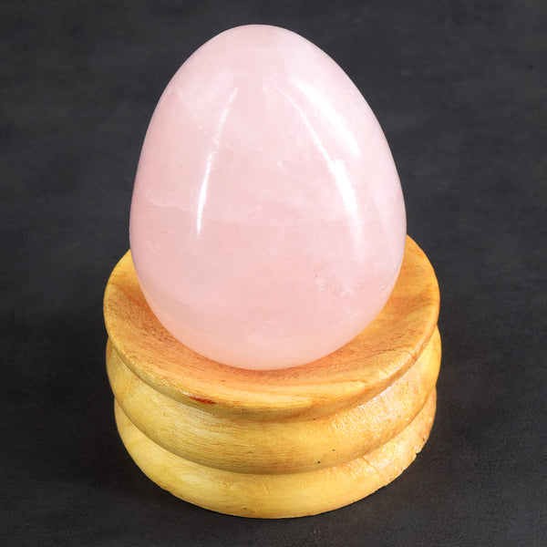 Very Attractive 825.00 Cts Genuine Pink Rose Quartz Healing Crystal Premium Egg