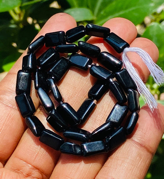 Amazing 50.00 Cts  Genuine Black Spinel Beads Strand