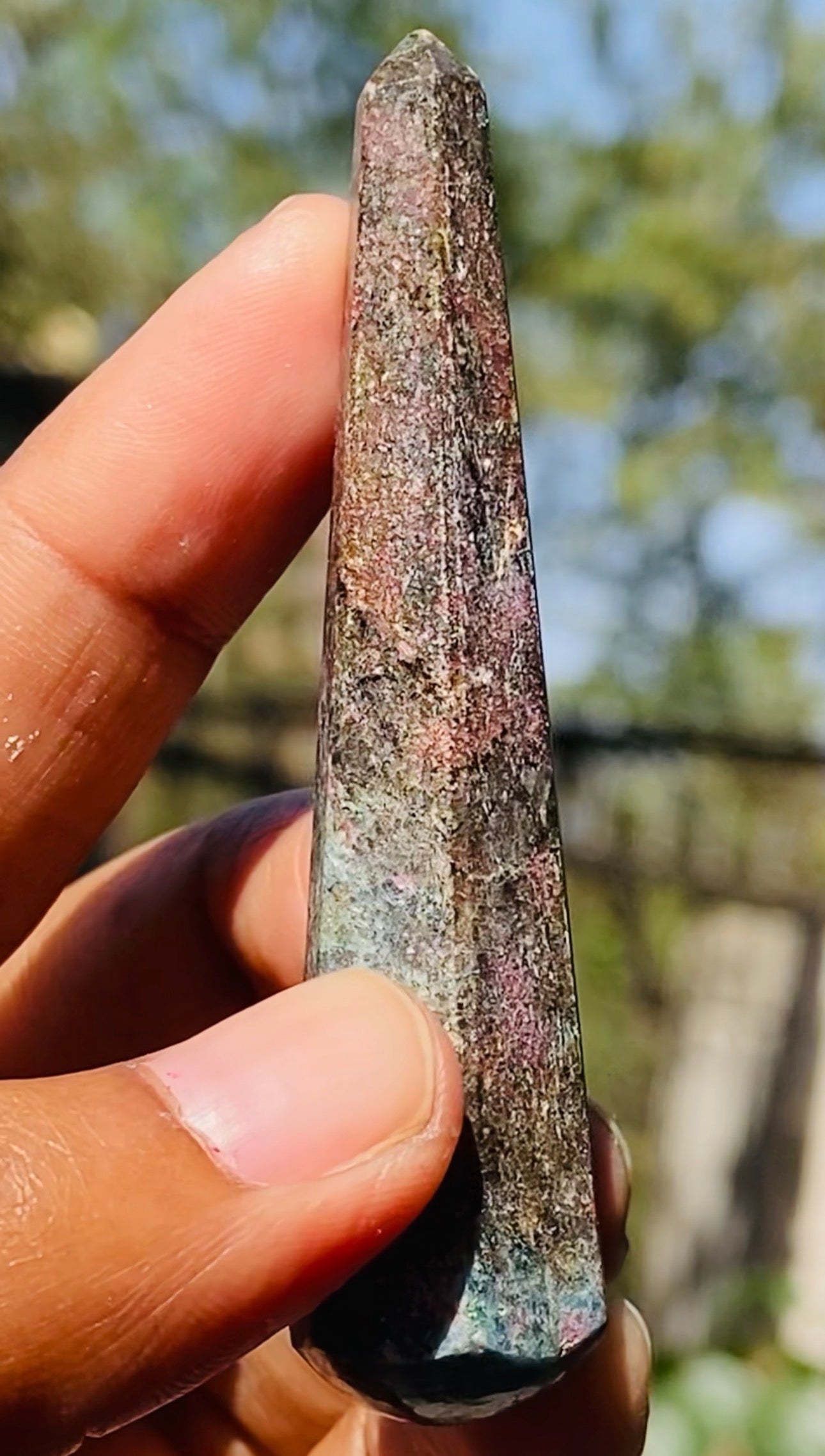 Awesome 115.00 Carats Genuine Ruby In Kyanite Crystal Gemstone Healing Point