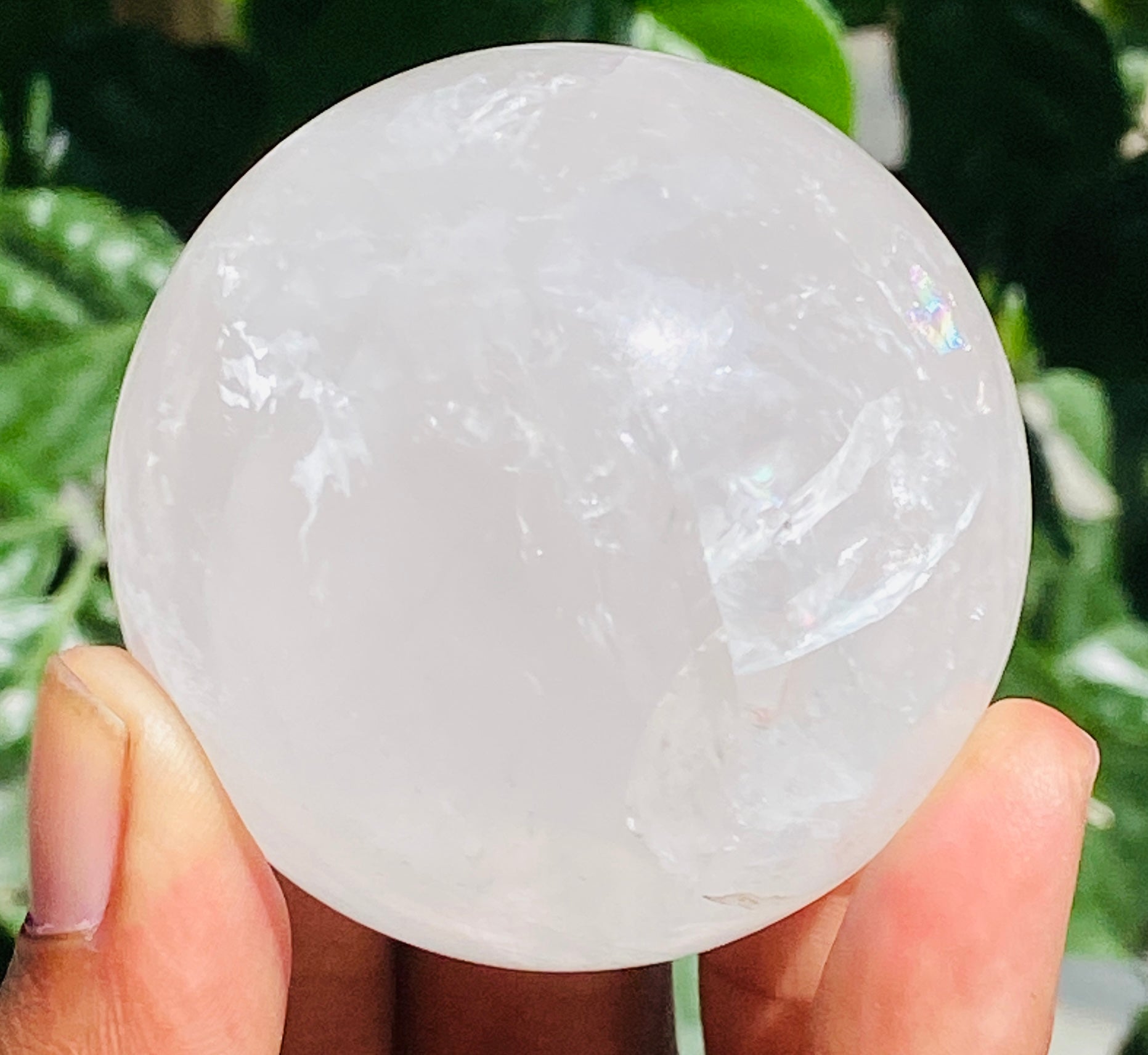 Elegant 775.00 Carats Genuine White Quartz Hand Carved Crystal  Healing Gemstone Sphere