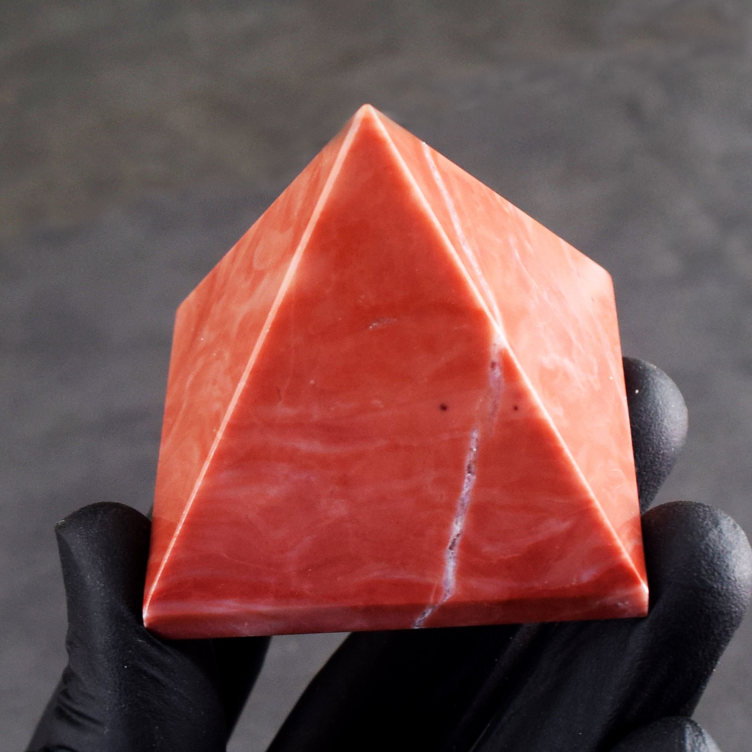 Gorgeous 538.00 Cts Genuine Baby Mookaite Crystal Specimen Healing Divine Pyramid