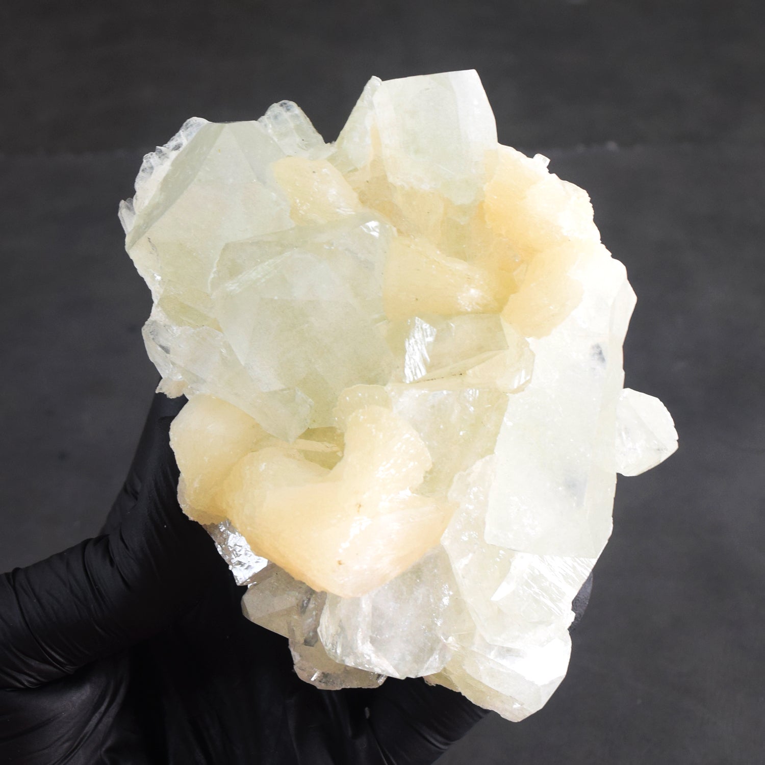 Stunning 1971.00 Cts Genuine Apopphyllite With Stilbite Crystal Specimen Gemstone Cluster