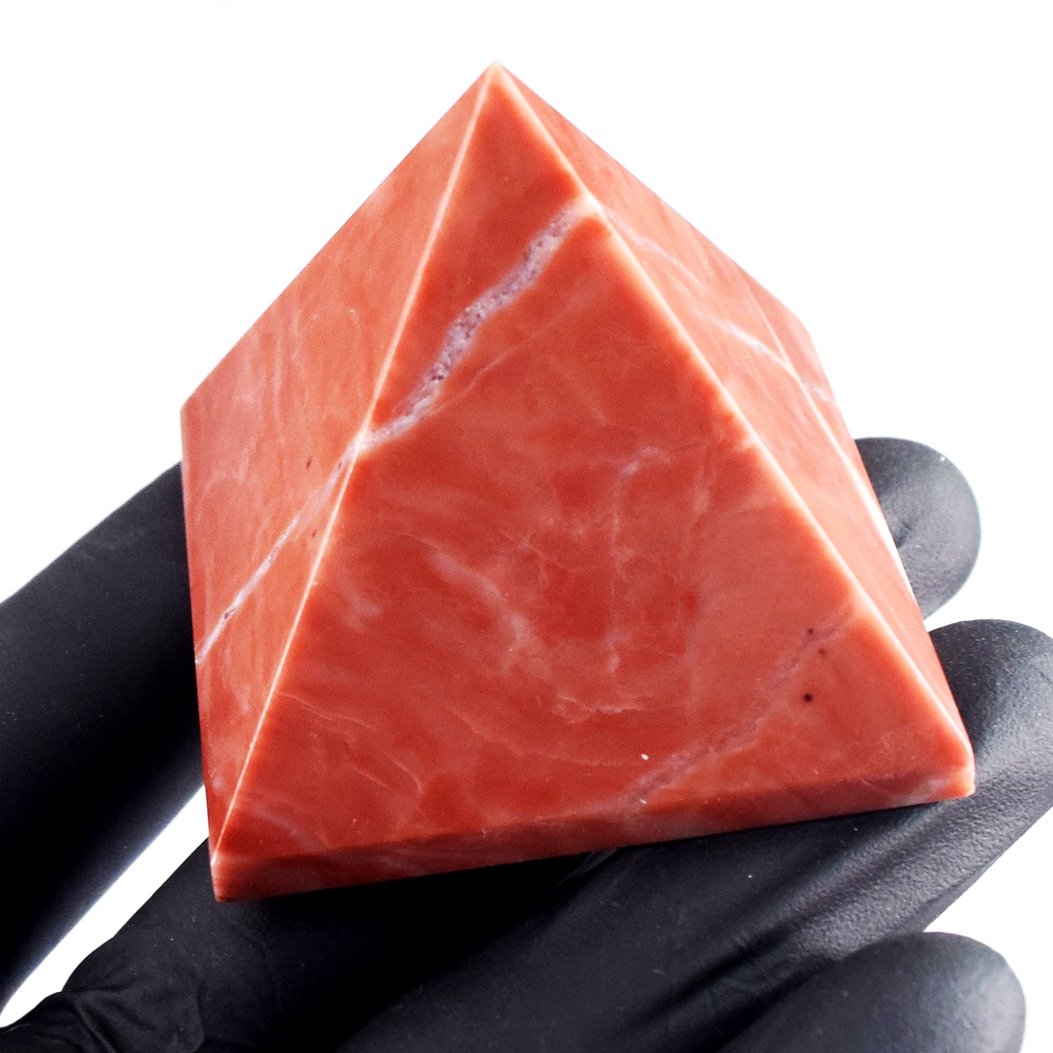 Gorgeous 538.00 Cts Genuine Baby Mookaite Crystal Specimen Healing Divine Pyramid