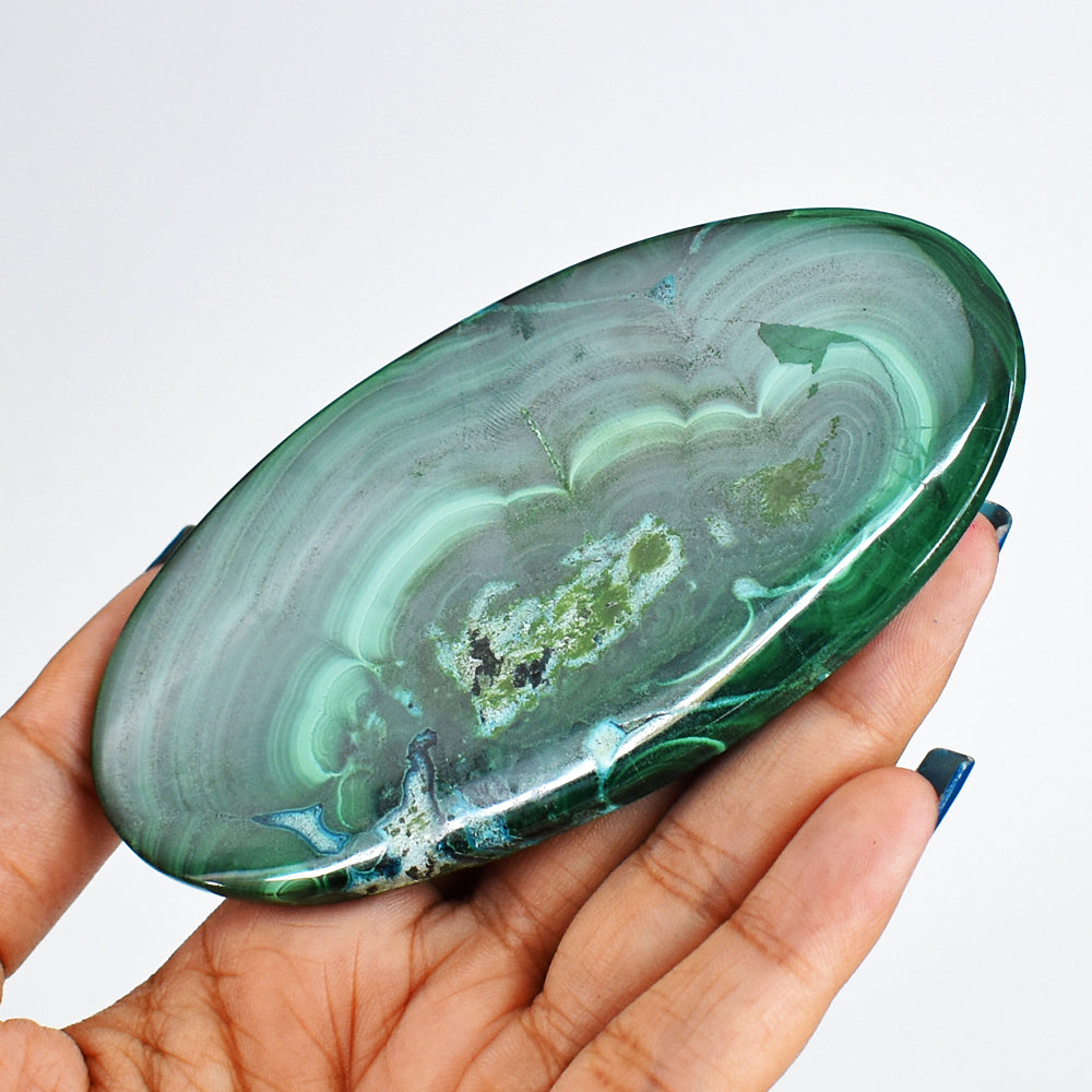 Massive 319.00  Carats  Genuine   Gorgeous  Malachite  Hand Carved  Crystal  Gem
