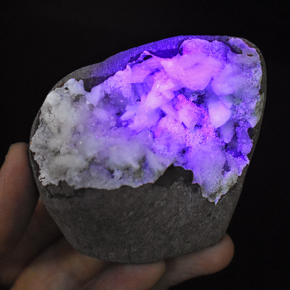 Natural 882.00 Cts Genuine Chalcedony With MM Quartz Crystal Specimen Gemstone