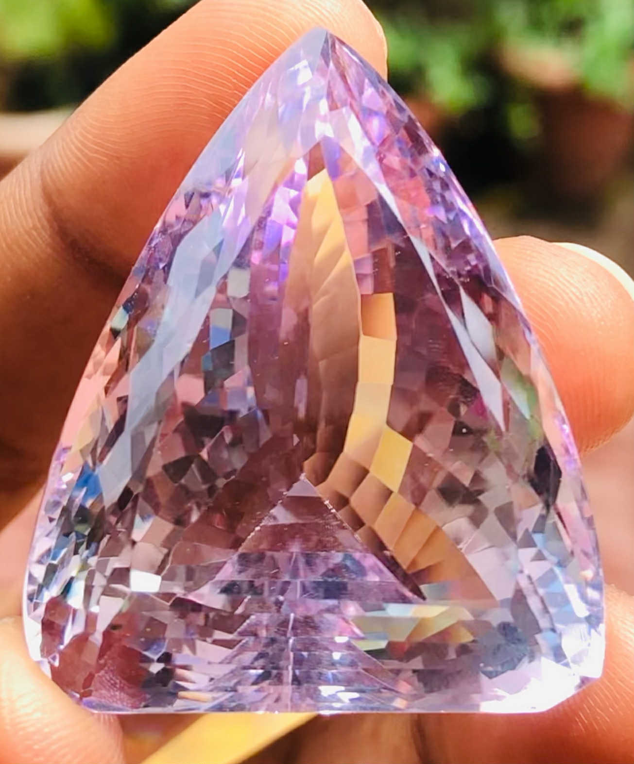 Stunning 152.00 Cts Genuine Amethyst Faceted Loose Gemstone