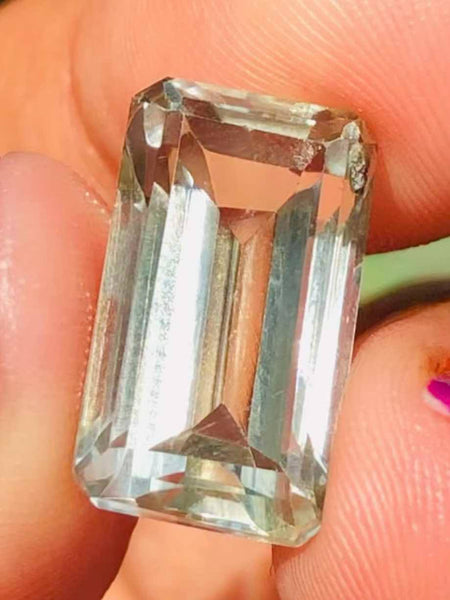 Untreated 9.00 Cts Genuine Citrine Faceted Loose Gemstone