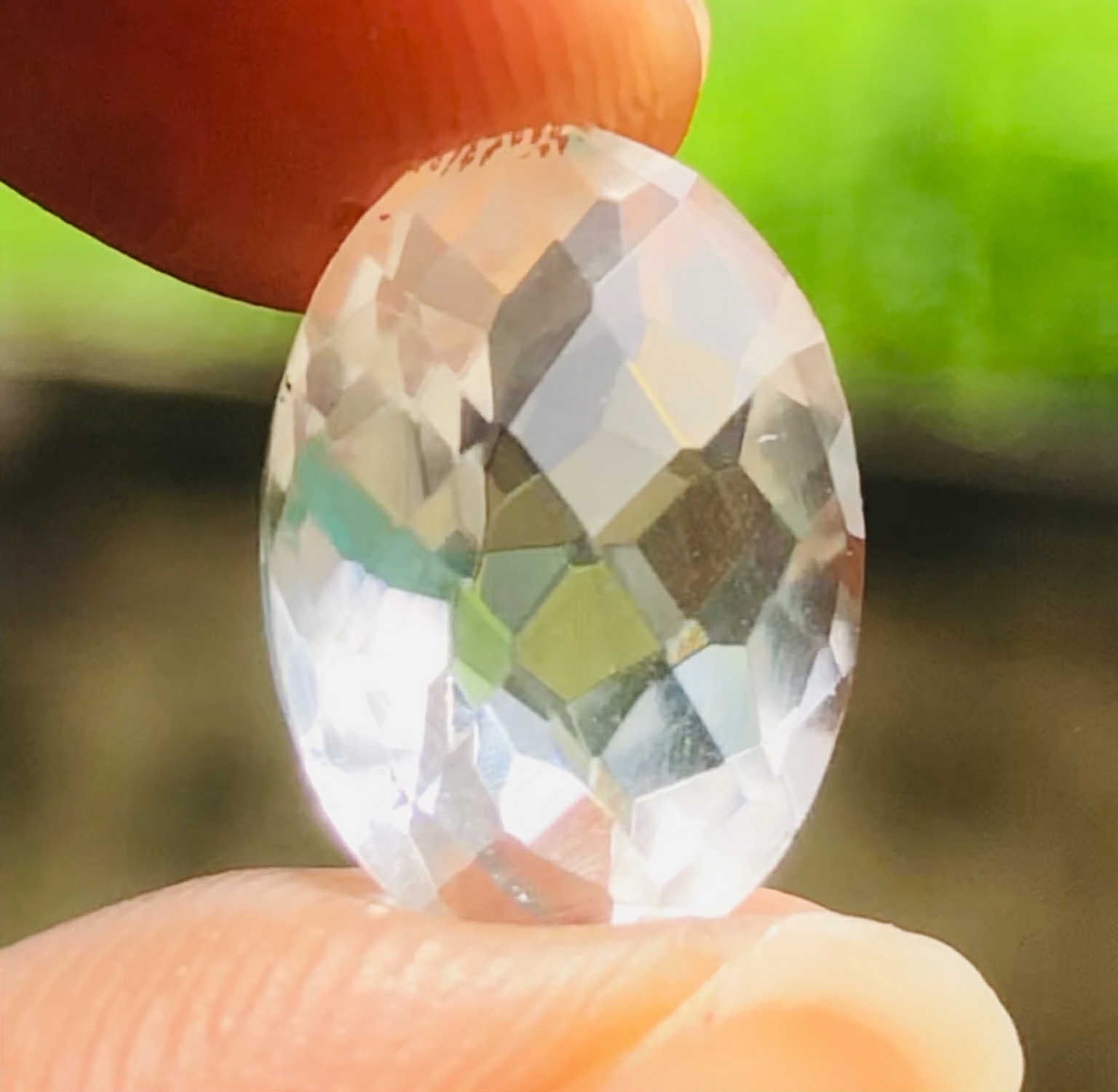 Gorgeous 5.00 Cts Genuine Prasiolite Faceted Loose Gemstone