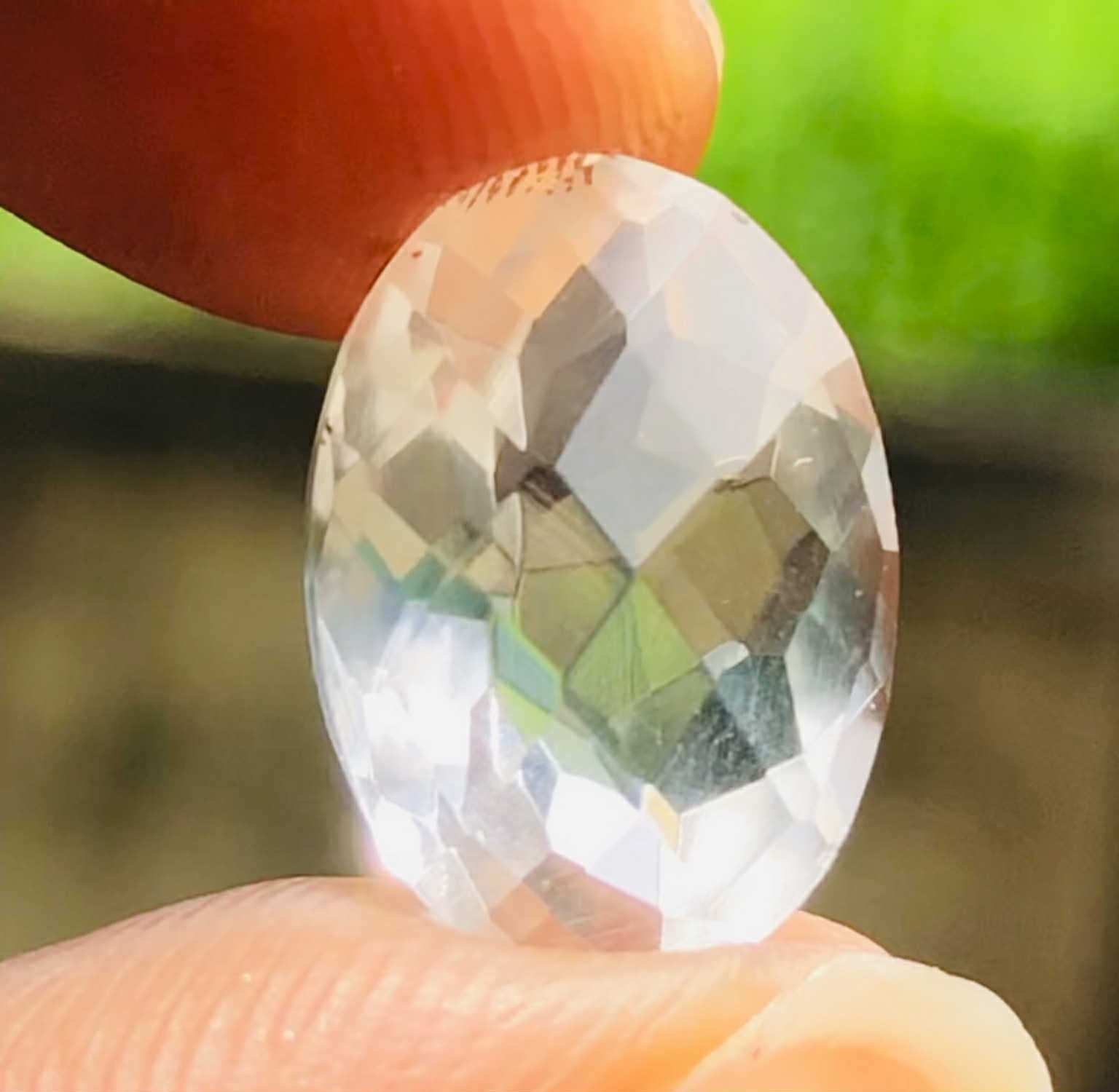 Gorgeous 5.00 Cts Genuine Prasiolite Faceted Loose Gemstone