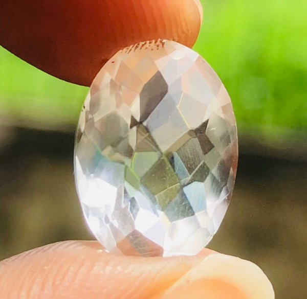 Gorgeous 5.00 Cts Genuine Prasiolite Faceted Loose Gemstone