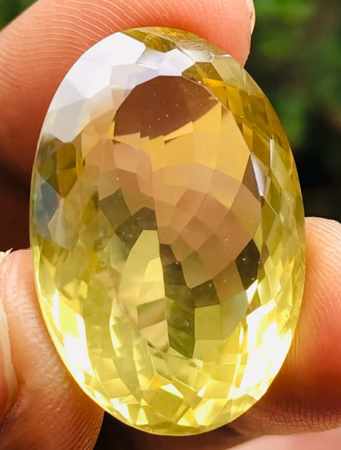 Fabulous 35.00 Cts Genuine Citrine Faceted Loose Gemstone